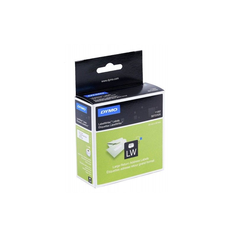 1001-ROLLO ETIQUETAS LABELWRITER 25X54MM BLANCO DYMO S0722520 1001-ROLLO ETIQUETAS LABELWRITER 25X54MM BLANCO DYMO S0722520