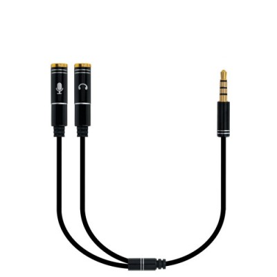 Ewent EC1641 cable de audio 03 m 35mm 2 x 35mm Negro