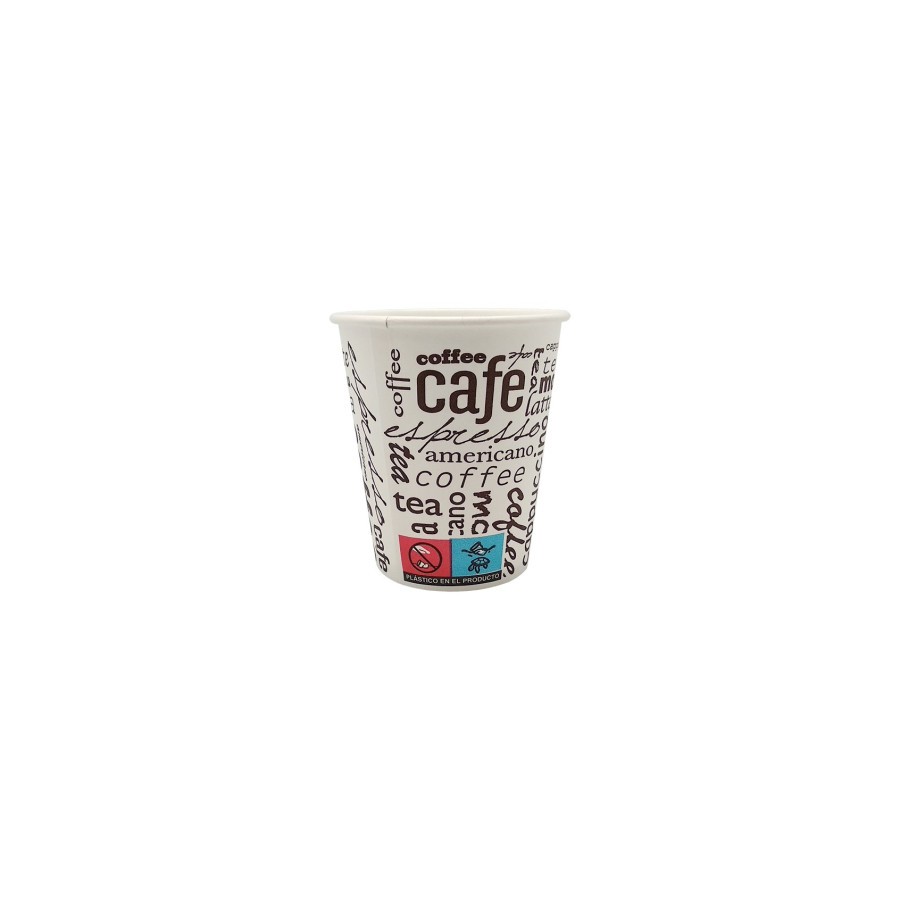 10029-PAQUETE 50 VASOS CARTON COMPOSTABLE 200ML TECNOPACKING CU396 10029-PAQUETE 50 VASOS CARTON COMPOSTABLE 200ML TECNOPACKING CU396