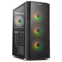 10045-NOX CAJA ATX HUMMER HORUS. SEMITORRE. ARGB. FRONTAL Y LATERAL CRISTAL TEMPLADO