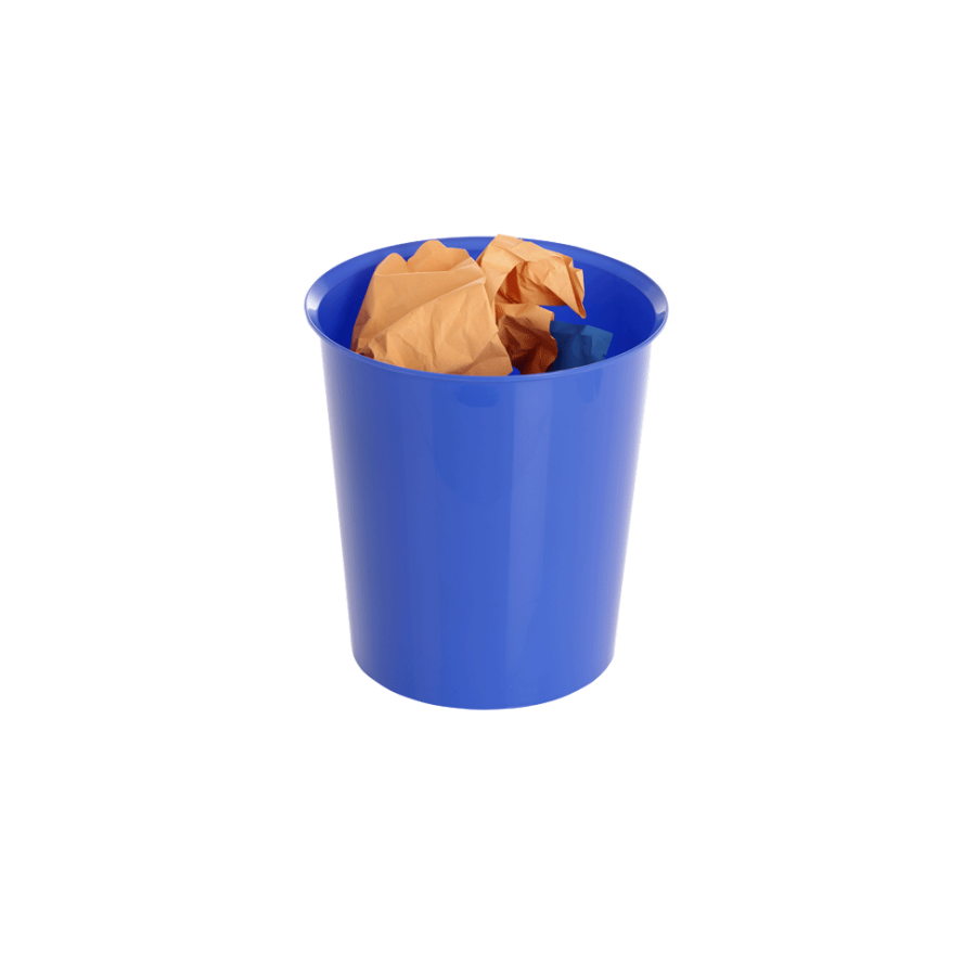 10054-PAPELERA 18 LITROS RECICLABLE 290 X 310MM AZUL ARCHIVO 2000 2001 AZ