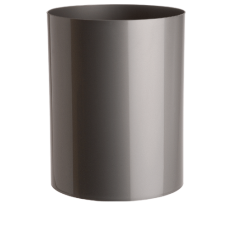 10058-PAPELERA ECOGREEN ALTO BRILLO 100% RECICLADO Y RECICLABLE GRIS 18 LITROS 260X335 MM ARCHIVO 2000 2000 GS