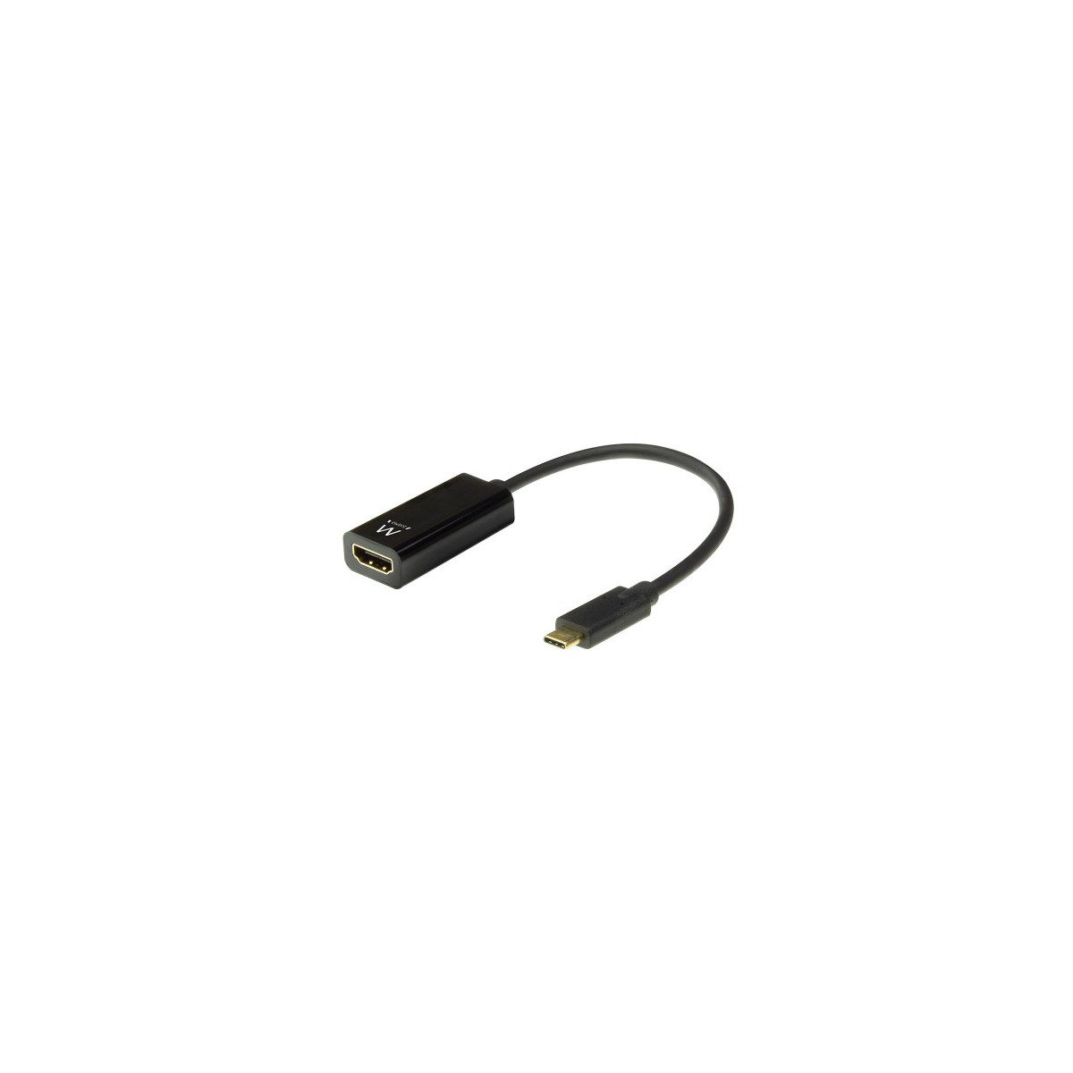 Ewent EW9823 adaptador de cable de video 015 m USB Tipo C HDMI tipo A Estandar Negro