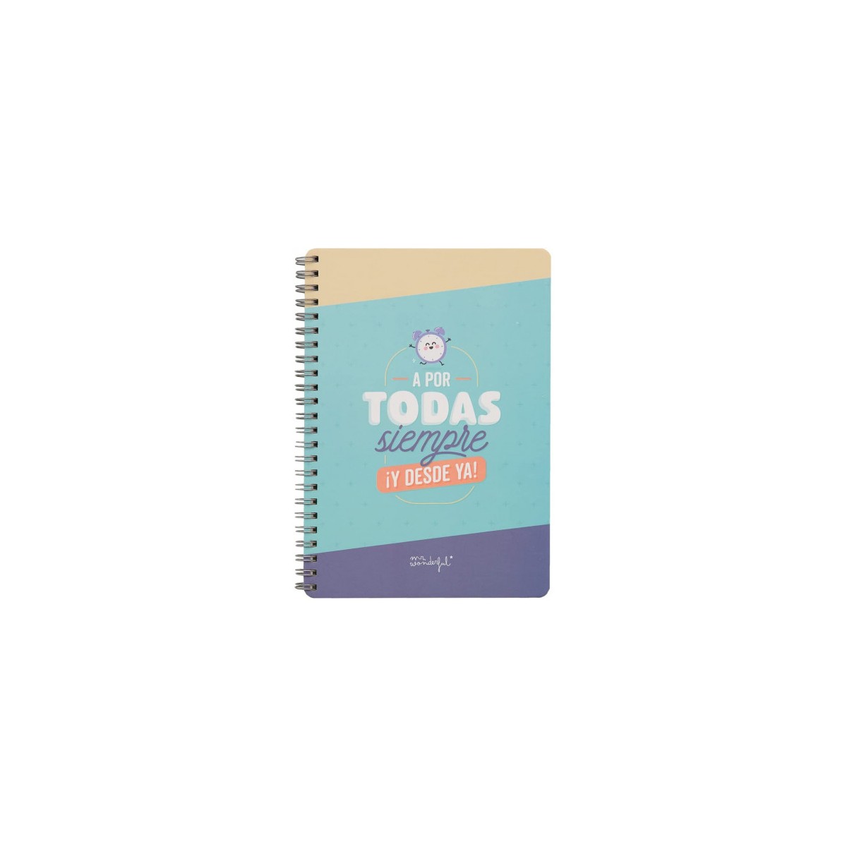 LIBRETA PEQUENA A POR TODAS SIEMPRE Y DESDE YA MR WONDERFUL WOA11052ES