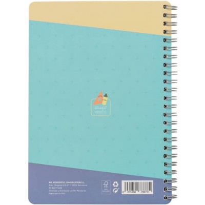 LIBRETA PEQUENA A POR TODAS SIEMPRE Y DESDE YA MR WONDERFUL WOA11052ES