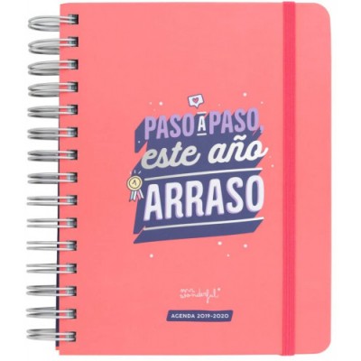 LIBRETA PEQUENA PASO A PASO ESTE ANO ARRASO MR WONDERFUL