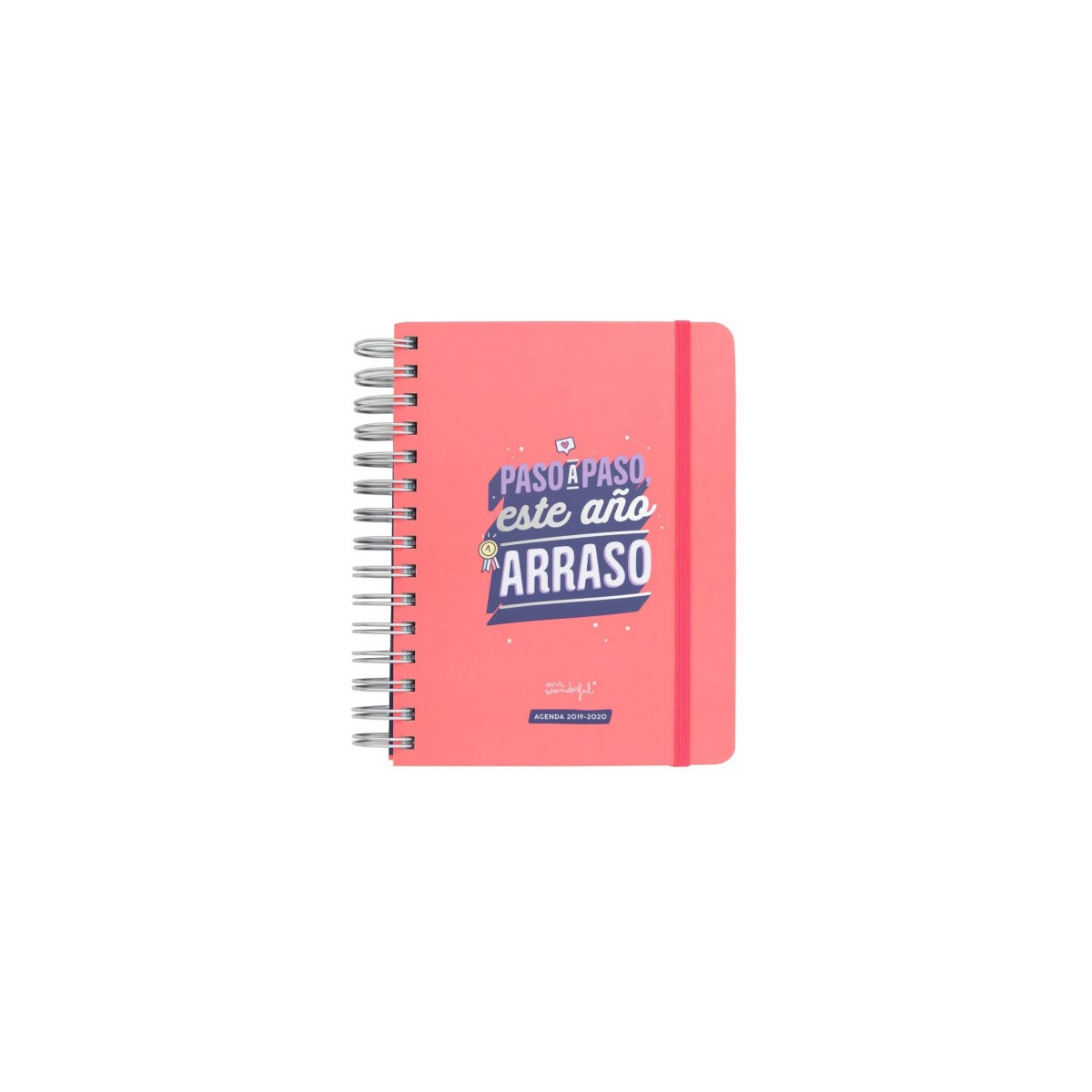 LIBRETA PEQUENA PASO A PASO ESTE ANO ARRASO MR WONDERFUL