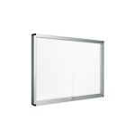 10266-Bi-Office Exhibit tablon para notas Interior Blanco Aluminio