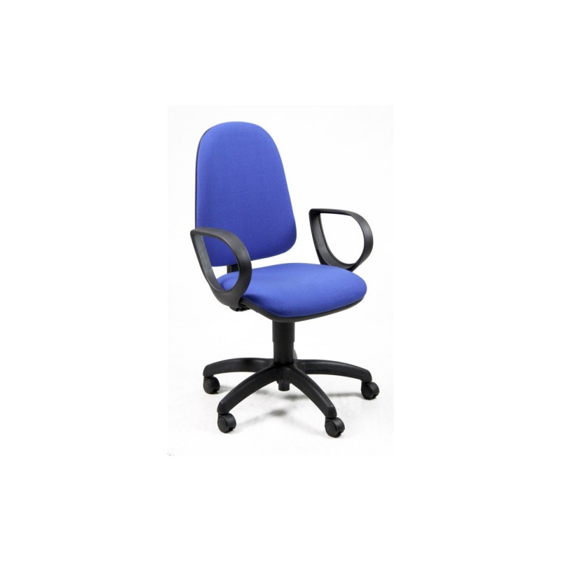 10303-SILLA OPERATIVA DANUBIO REPOSABRAZOS INCLUIDOS AZUL UNISIT JUSB/EB