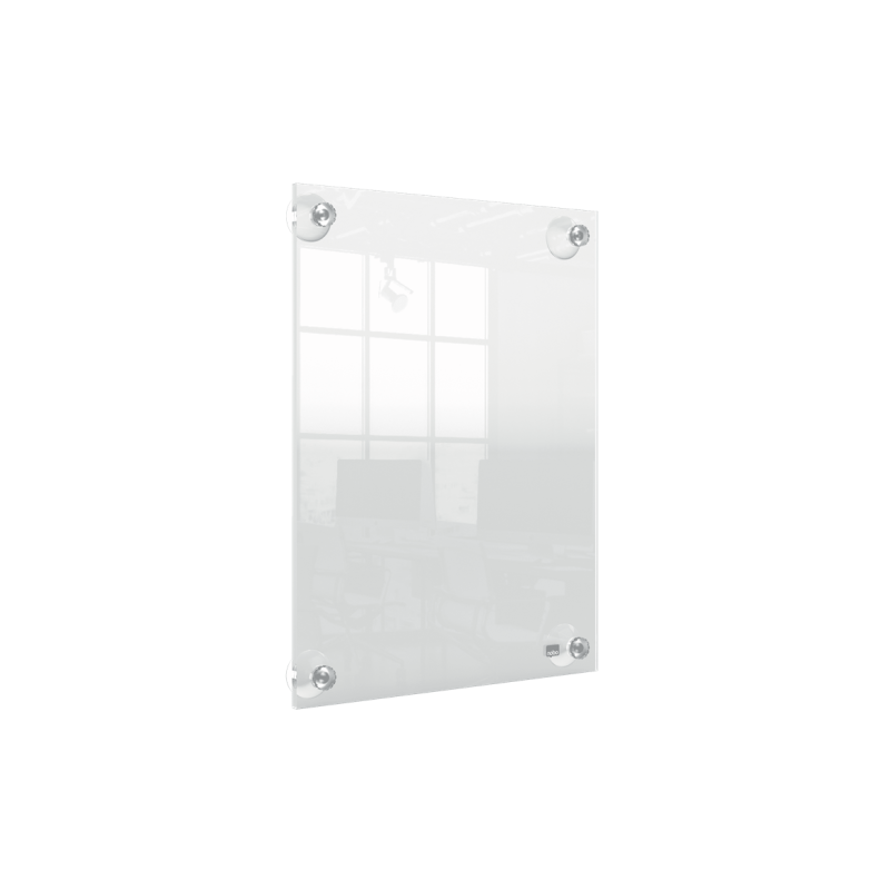 10356-PORTAPOSTER ACRILICO TRANSPARENTE MURAL REMOVIBLE A4 NOBO 1915600