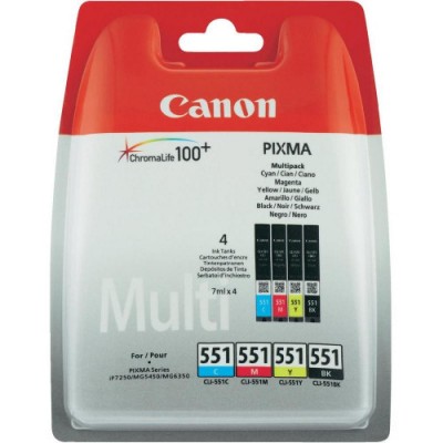 CANON CARTUCHO CLI 551 MULTIPACK