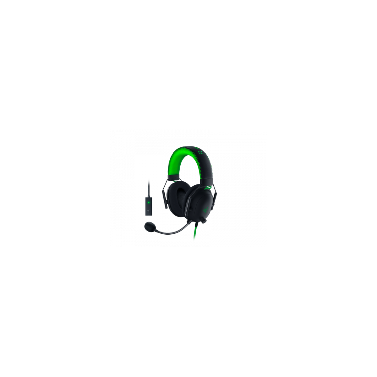 Razer BlackShark V2 Auriculares Diadema Conector de 35 mm Negro Verde