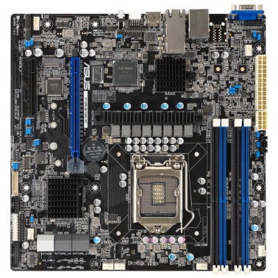 ASUS P12R M 10G 2T Intel C252 LGA 1200 Socket H5 micro ATX