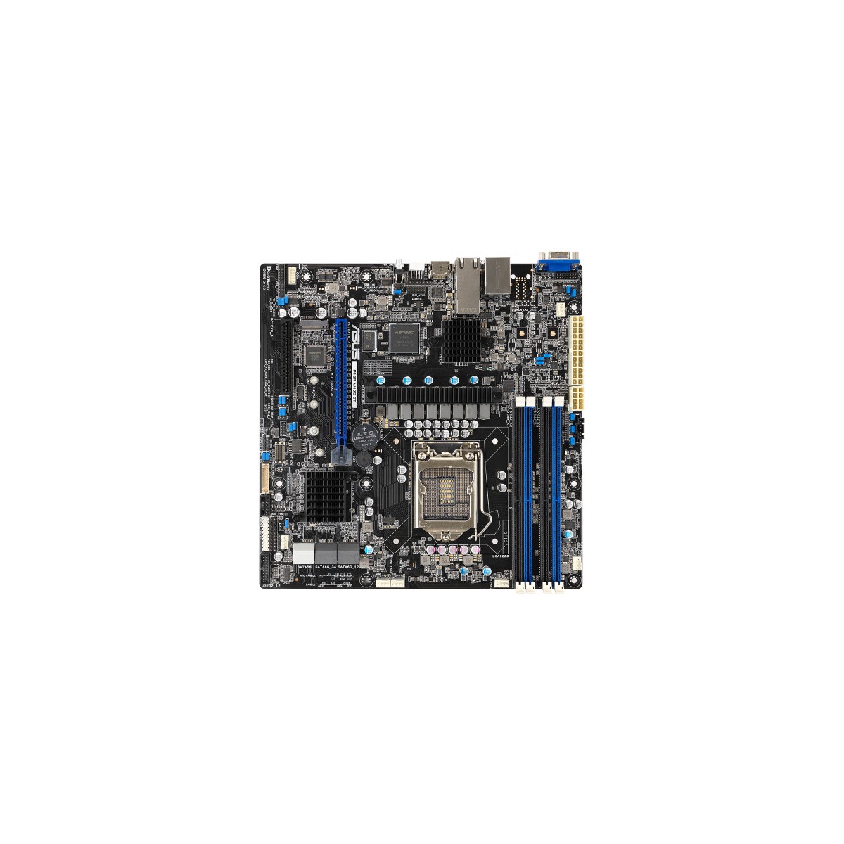 ASUS P12R M 10G 2T Intel C252 LGA 1200 Socket H5 micro ATX