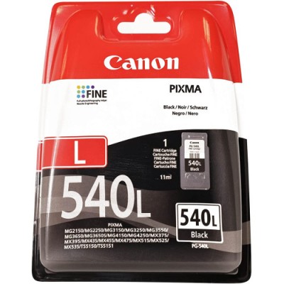 Canon PG 540L cartucho de tinta 1 piezas Original Rendimiento estandar Negro