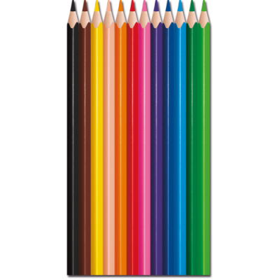 Maped Strong colour pencils laapiz de color Negro Marron Verde Azul claro Verde claro Marina Naranja Melocoton Rosa Purpura Roj