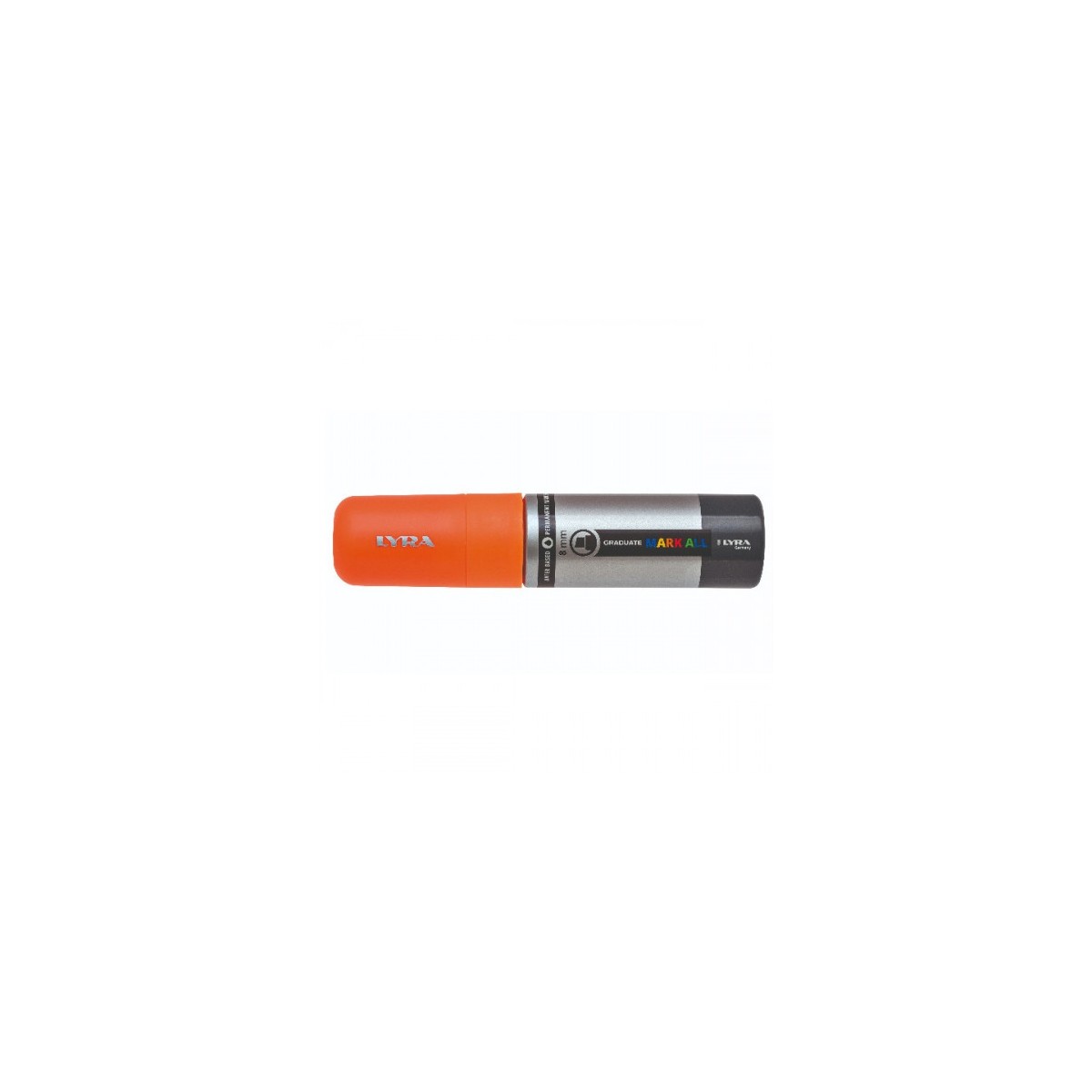 MARCADOR PERMANENTE MARK ALL NARANJA NEoN 8 MM LYRA GROOVE L6830313