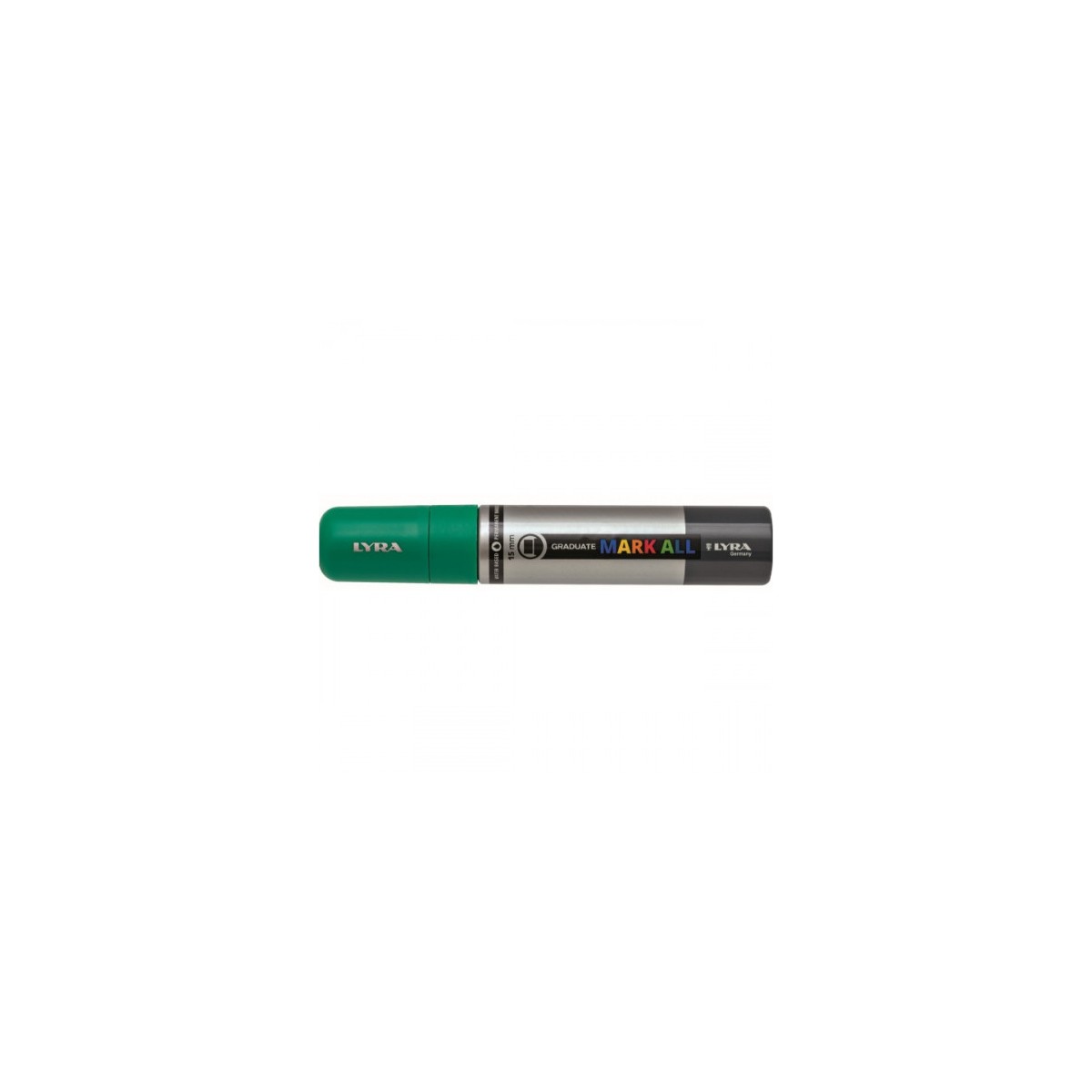 MARCADOR PERMANENTE MARK ALL VERDE ESMERALDA 15 MM LYRA GROOVE L6840063