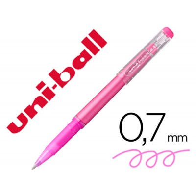 ROLLER GEL BORRABLE UF 222 07 MM ROSA UNI BALL 233817000