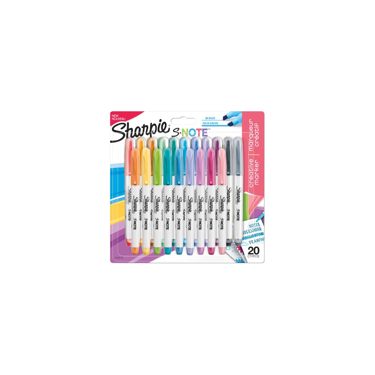 Sharpie 2139179 marcador permanente Multicolor 12 piezas