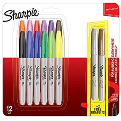 Sharpie 2061126 marcador permanente Metalico Multicolor 14 piezas