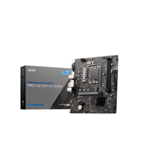 10565-PLACA MSI PRO H610M-G DDR4,INTEL,1700,H610,2DDR4,MATX