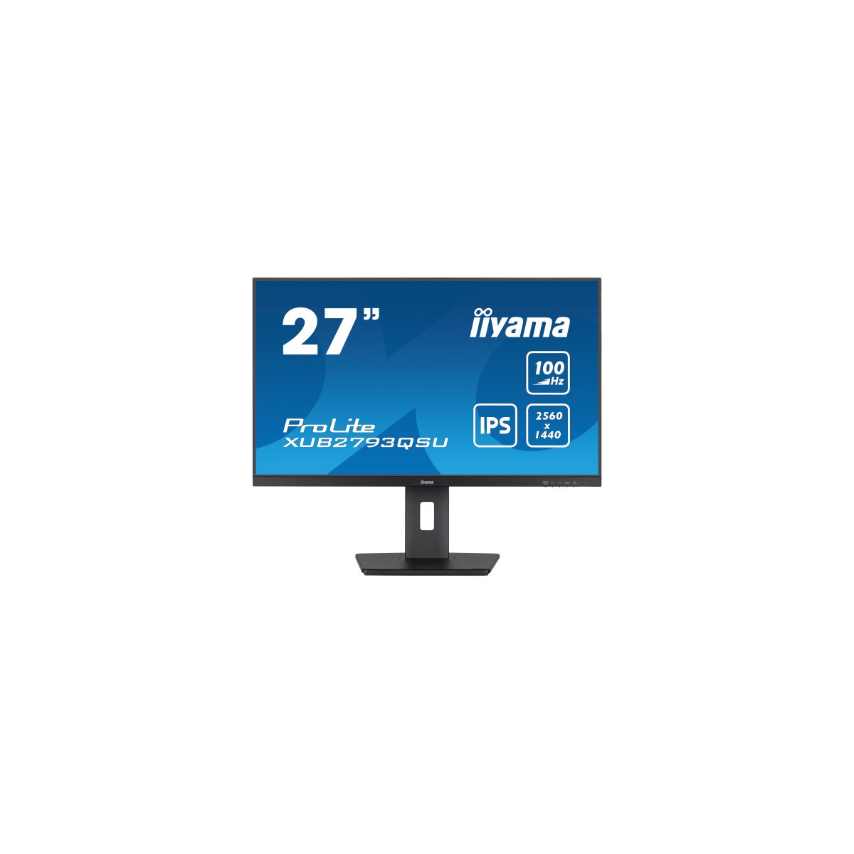 iiyama ProLite XUB2793QSU B6 LED display 686 cm 27 2560 x 1440 Pixeles Quad HD Negro