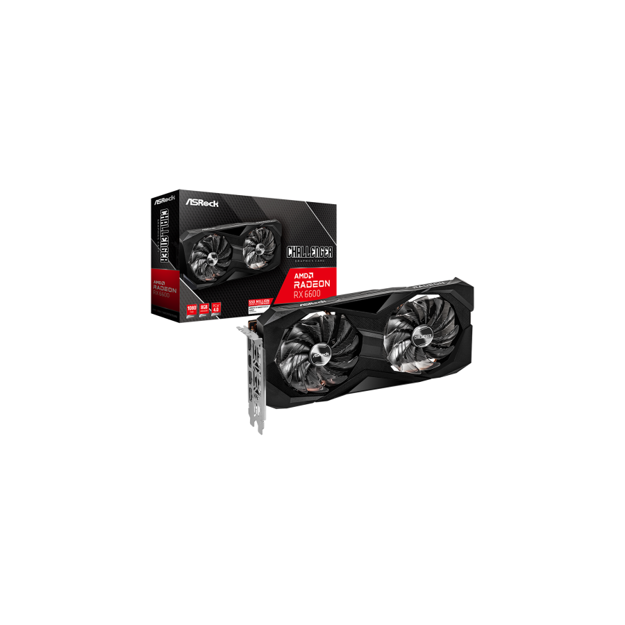 10628-Asrock Challenger AMD Radeon RX 6600 D 8GB GDDR6 10628-Asrock Challenger AMD Radeon RX 6600 D 8GB GDDR6