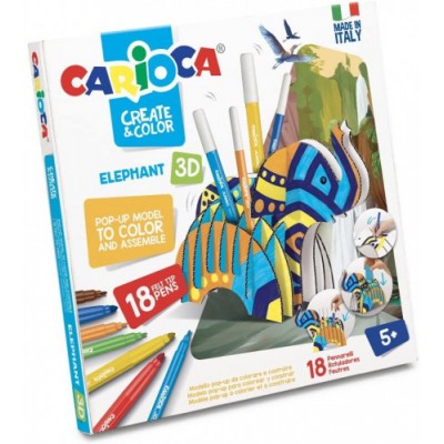 SET CREATE COLOR ELEPHANT 3D CARIOCA 42902