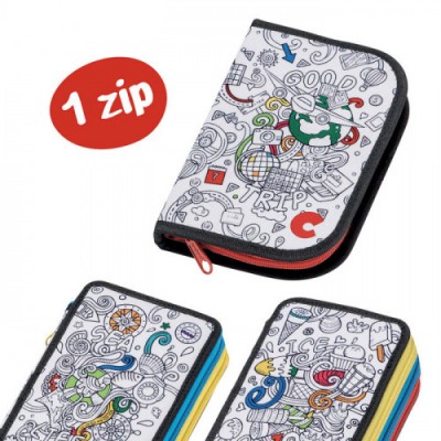 ESTUCHE COLOREABLE 1 CREMALLERA 1 PISO CARIOCA 42910