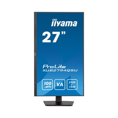 iiyama ProLite XUB2794QSU B6 pantalla para PC 686 cm 27 2560 x 1440 Pixeles Wide Quad HD LCD Negro