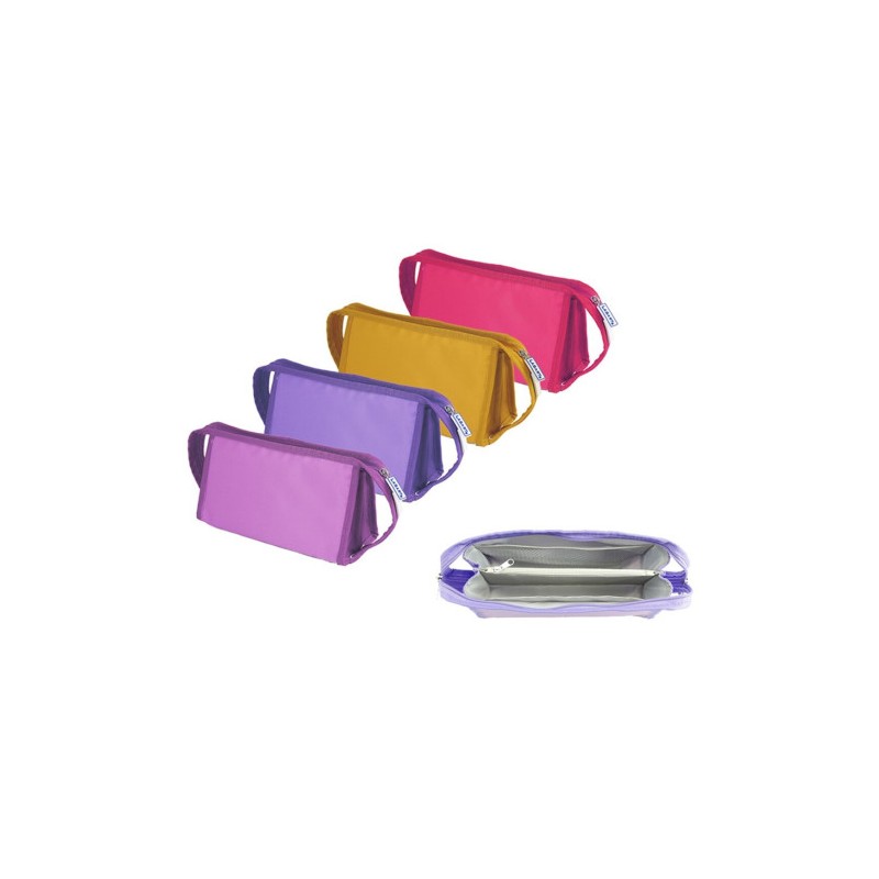 10738-Lagart Portatodo Jumbo Colorblock Multi-bolsillos 10738-Lagart Portatodo Jumbo Colorblock Multi-bolsillos
