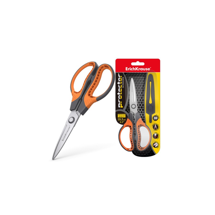 10770-BLISTER TIJERAS PROTECTOR 16,5 CM ERICH KRAUSE 48056 10770-BLISTER TIJERAS PROTECTOR 16,5 CM ERICH KRAUSE 48056