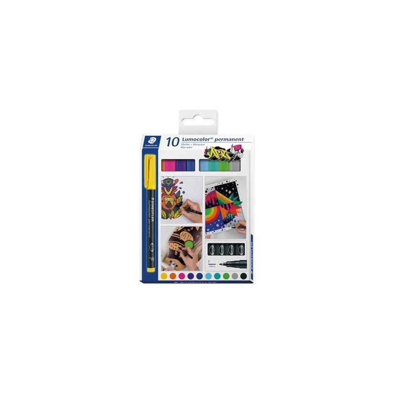 10777-ESTUCHE 10 UDS LUMOCOLOR PERMANENT 318 STAEDTLER 318 C10 10777-ESTUCHE 10 UDS LUMOCOLOR PERMANENT 318 STAEDTLER 318 C10
