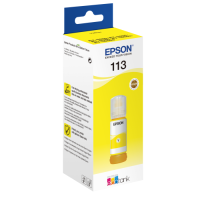 Epson 113 EcoTank Pigment Yellow ink bottle