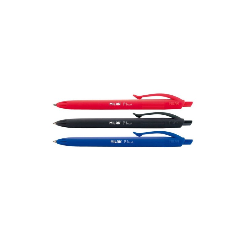 10790-Milan BWM10254 Negro, Azul, Rojo Boligrafo de punta retractil con pulsador 4 pieza(s) 10790-Milan BWM10254 Negro, Azul, Rojo Boligrafo de punta retractil con pulsador 4 pieza(s)