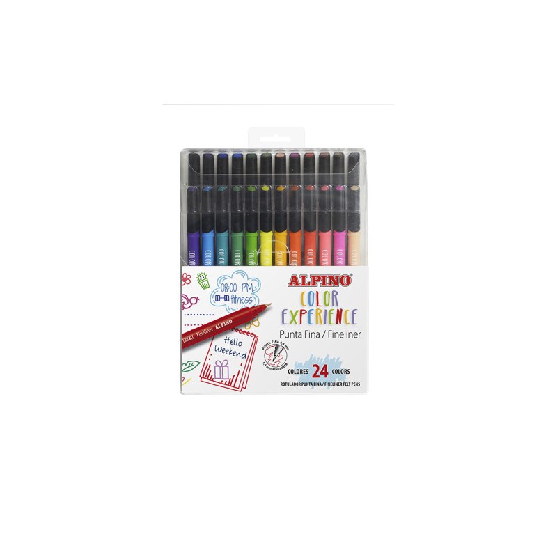 10831-Alpino AR001039 rotulador Fino Multicolor 24 pieza(s)
