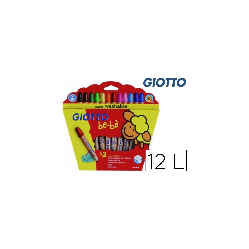 10833-ESTUCHE 12 LAPICES + SACAPUNTAS GIOTTO F46970000