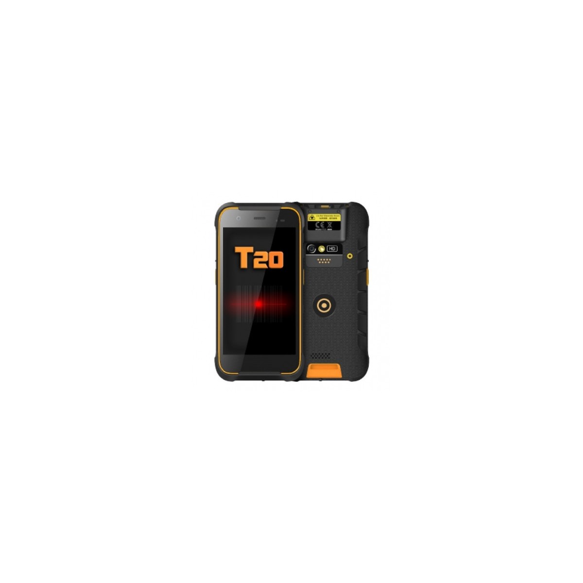 Nomu Oinom T20 127 cm 5 SIM doble Android 81 4G USB Tipo C 2 GB 16 GB 5000 mAh Negro Amarillo