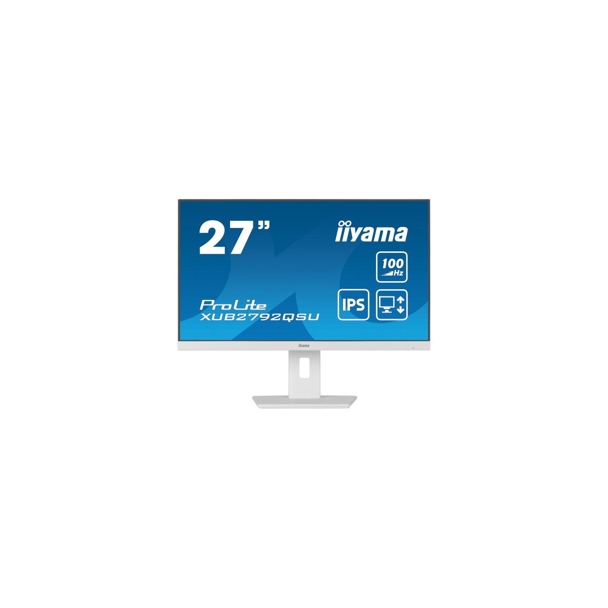 iiyama ProLite XUB2792QSU W6 pantalla para PC 686 cm 27 2560 x 1440 Pixeles Wide Quad HD LED Blanco