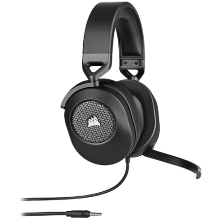 10927-Corsair HS65 SURROUND Auriculares Alambrico De mano Juego Carbono