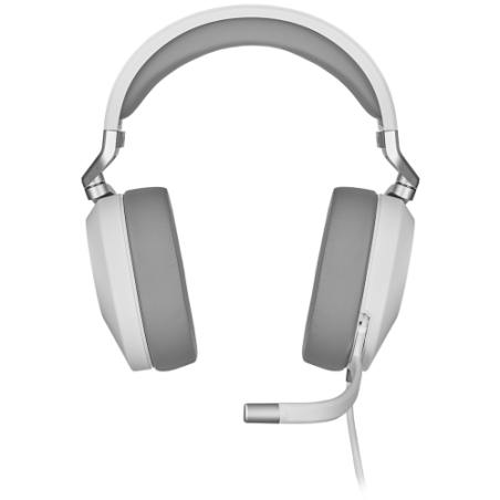 10930-Corsair HS65 SURROUND Auriculares Alambrico De mano Juego Blanco