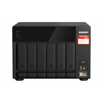 QNAP TVS 675 NAS Torre Ethernet Negro KX U6580