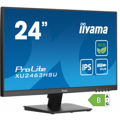 iiyama ProLite XU2463HSU B1 pantalla para PC 605 cm 238 1920 x 1080 Pixeles Full HD LED Negro