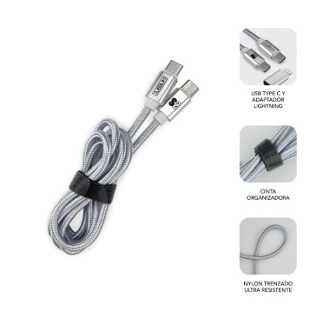 10968-DUAL CAR CHARGER PD20W+QC3.0+C TO C/LIGHTNING S