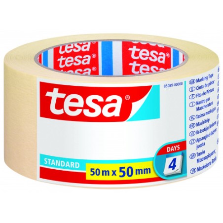 1100-CINTA DE PINTOR STANDARD PARA PROFESIONALES 50MM.X50M. TESA 05089-00000-02