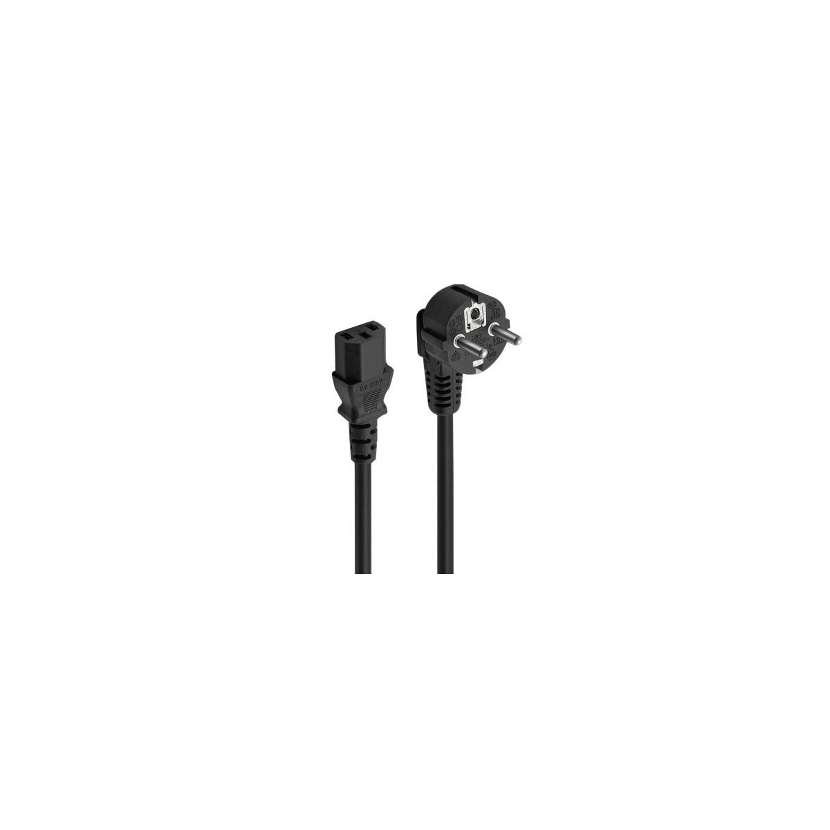 Ewent EW 190100 030 N P cable de transmision Negro 3 m