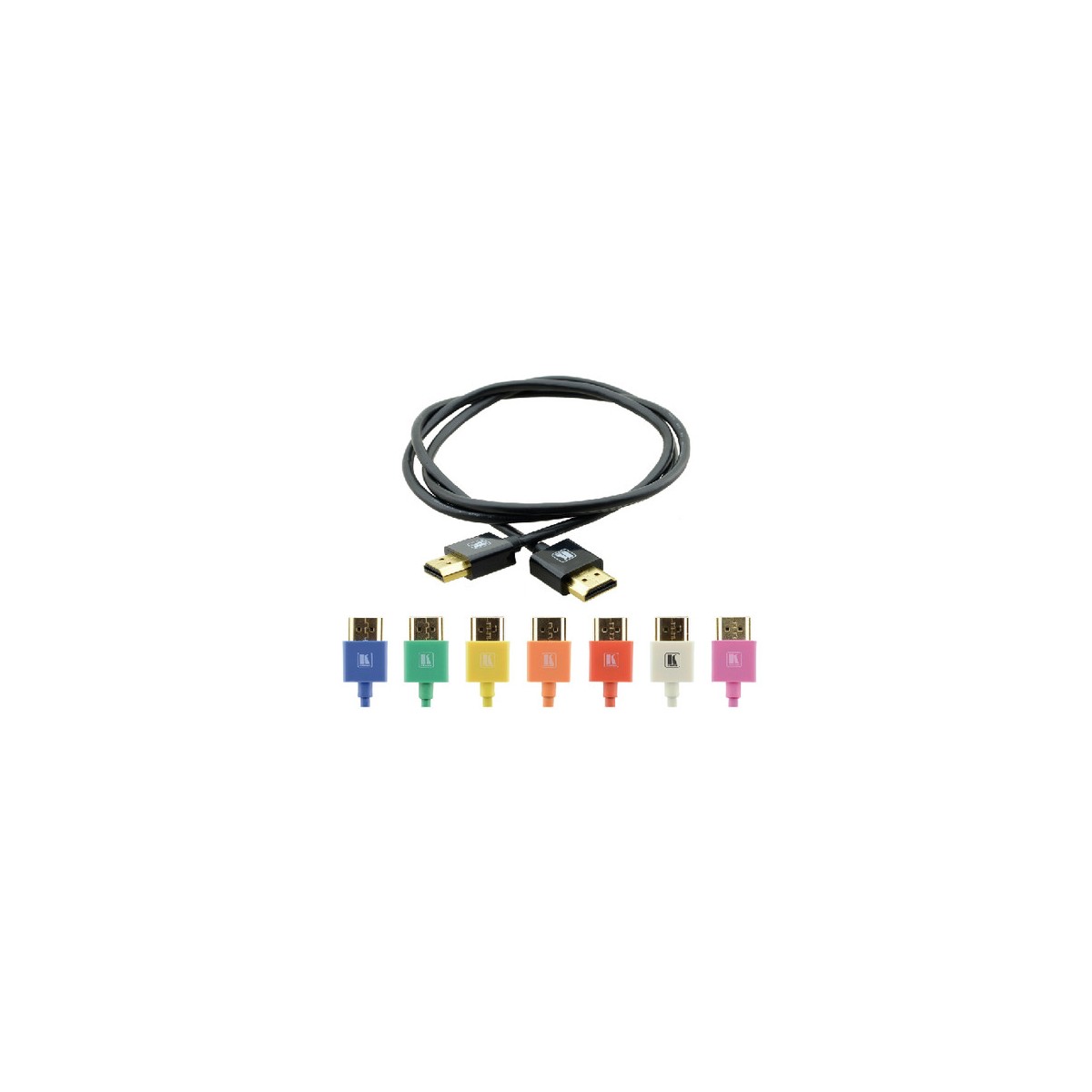 KRAMER CABLE HDMI FLEXIBLE ALTA VELOCIDAD CON ETHERNET ULTRA PLANO COLOR NEGRO C HM HM PICO BK 6