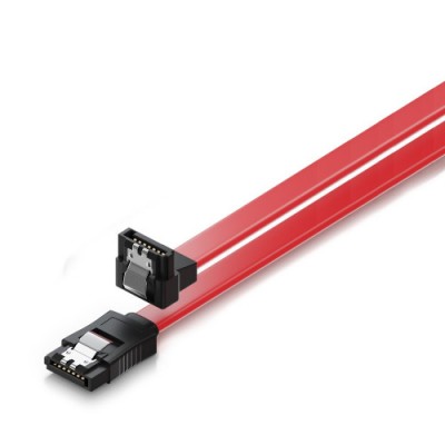 Ewent EC1514 cable de SATA 05 m SATA 7 pin Negro Rojo