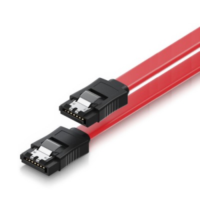 Ewent EC1512 cable de SATA 07 m SATA 7 pin Negro Rojo